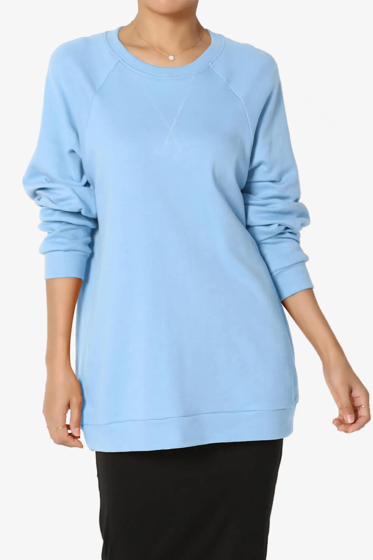 Carlene Cotton Raglan Sleeve Pullover Top