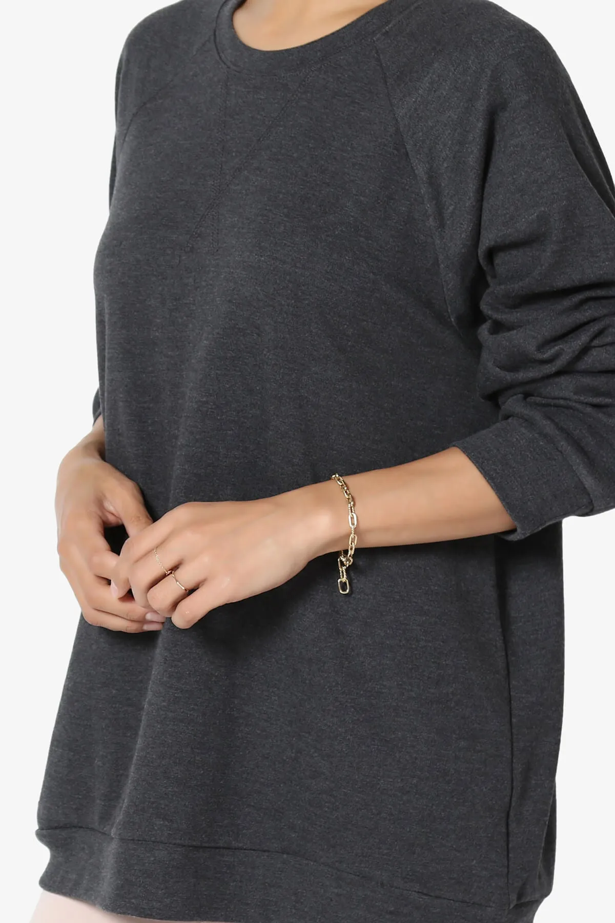 Carlene Cotton Raglan Sleeve Pullover Top