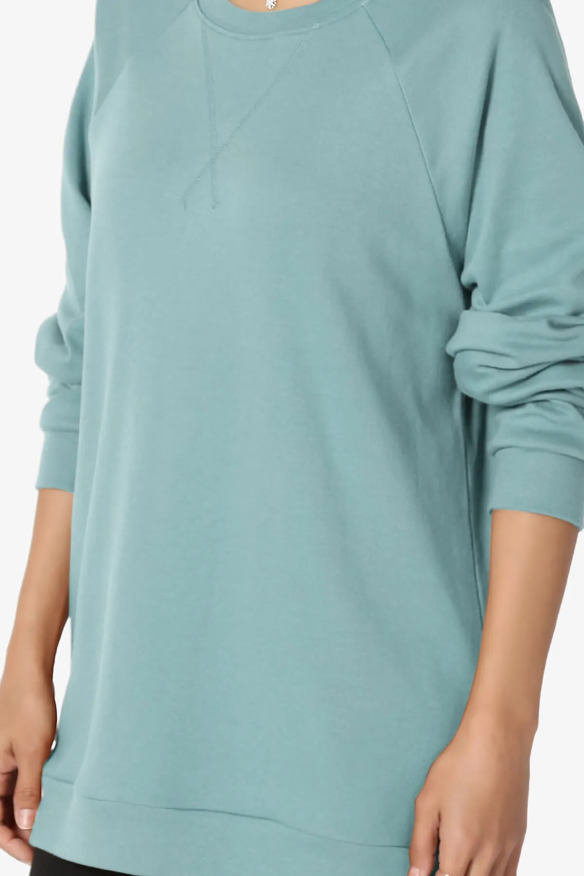 Carlene Cotton Raglan Sleeve Pullover Top
