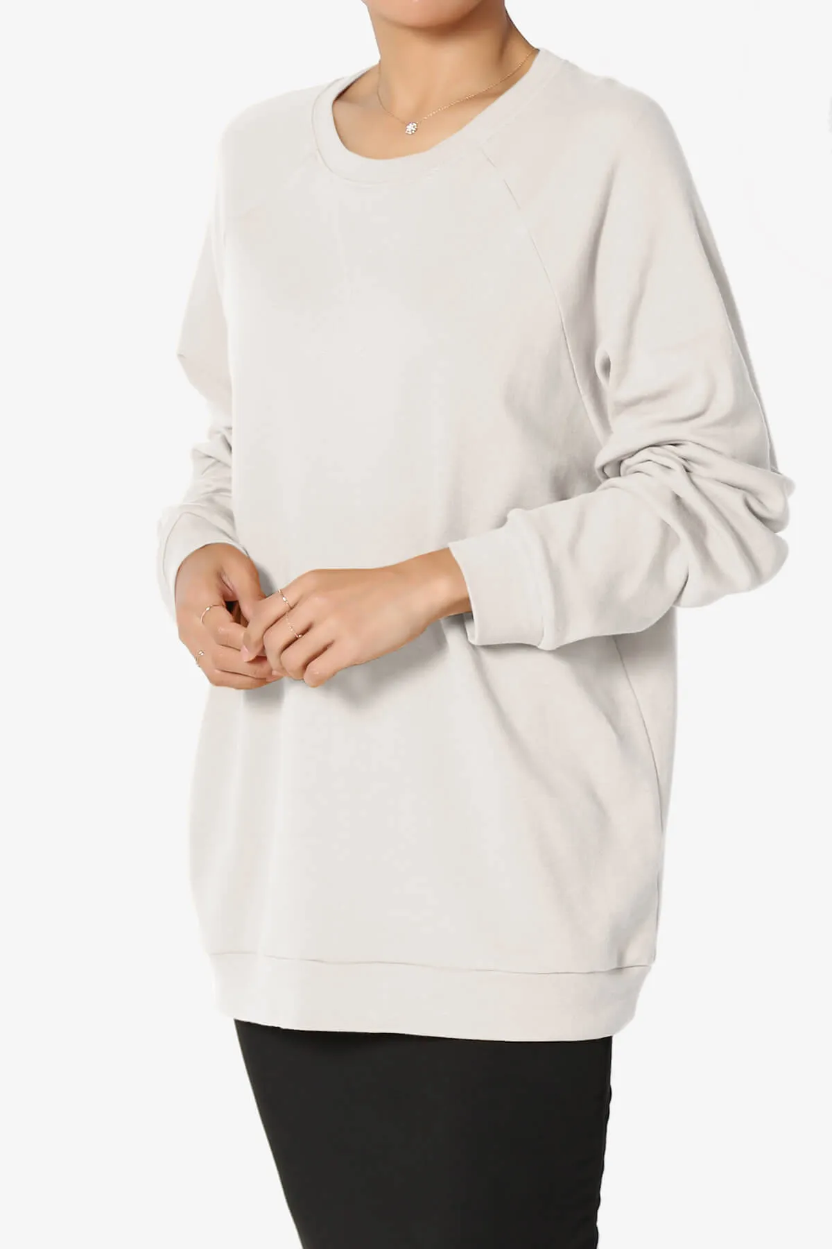 Carlene Cotton Raglan Sleeve Pullover Top