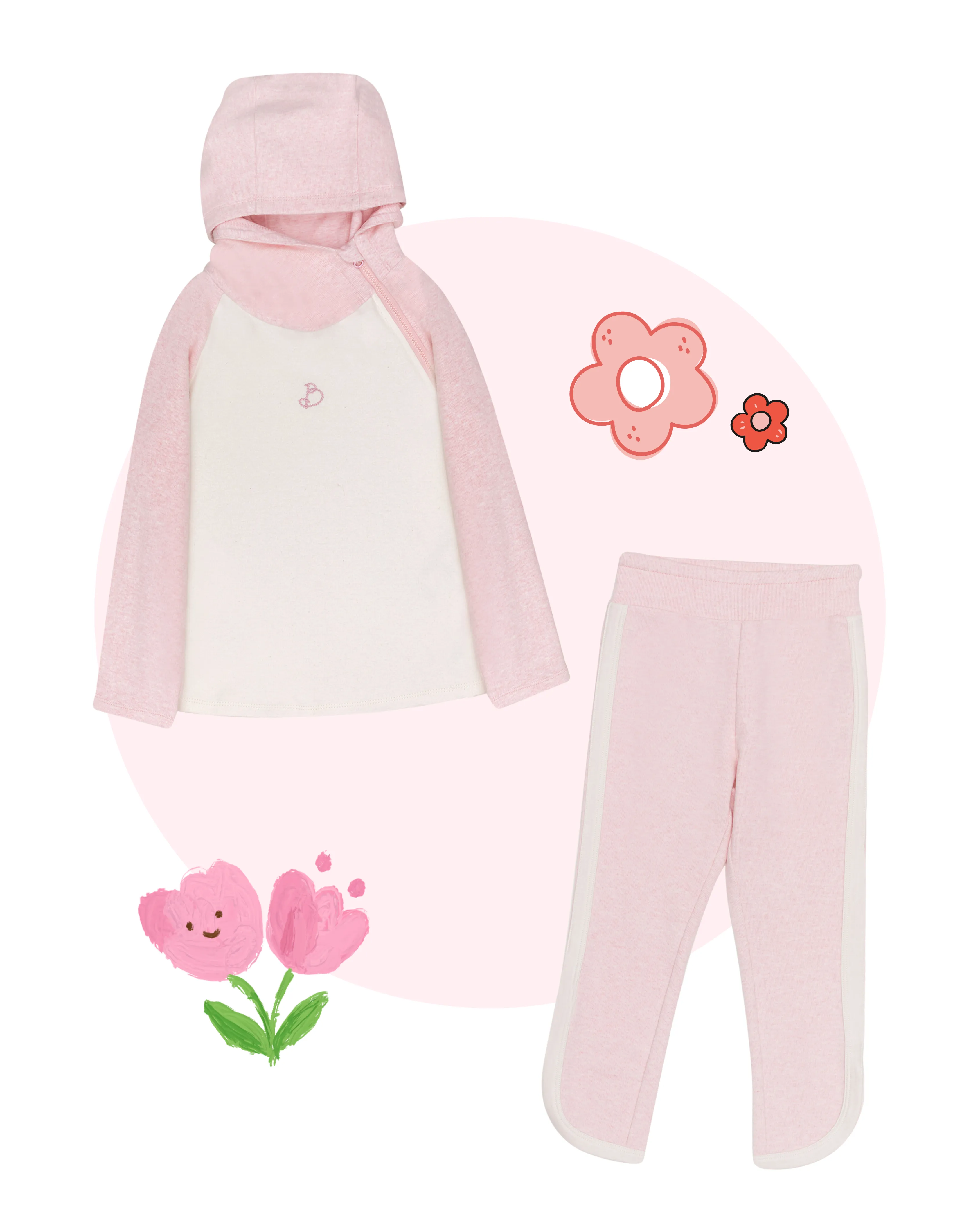 Casual Long Sleeve Bundle (Pack of 2, top & bottom)