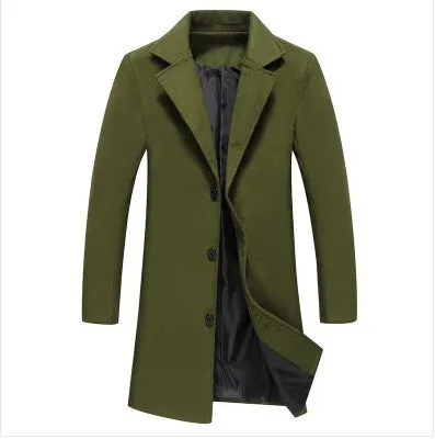 CASUAL WOOLEN COAT