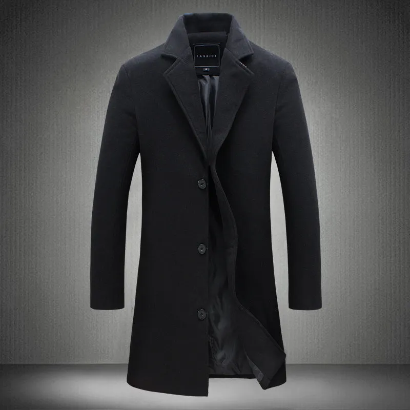 CASUAL WOOLEN COAT