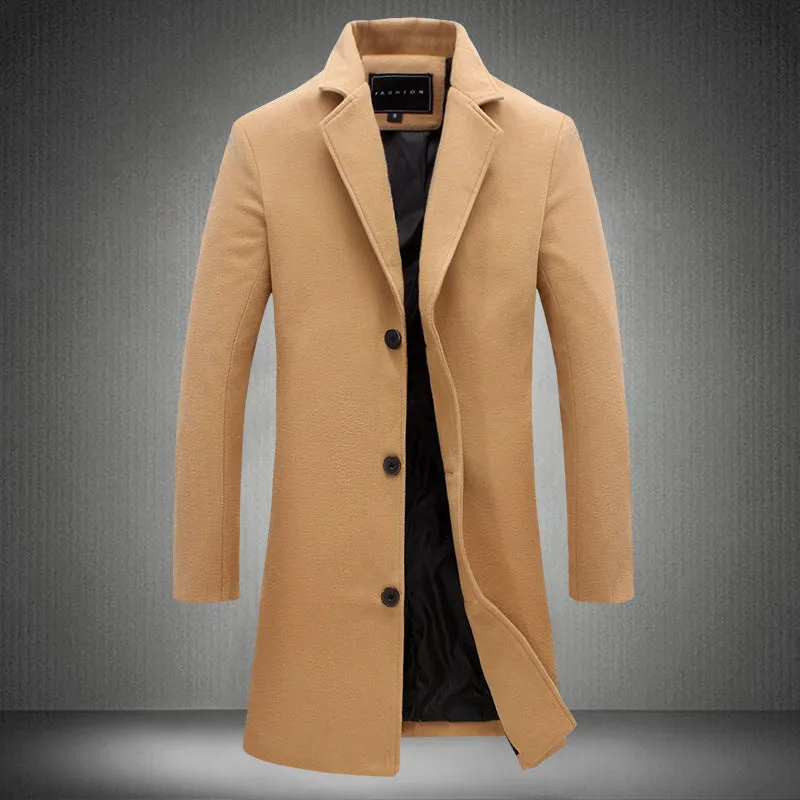 CASUAL WOOLEN COAT