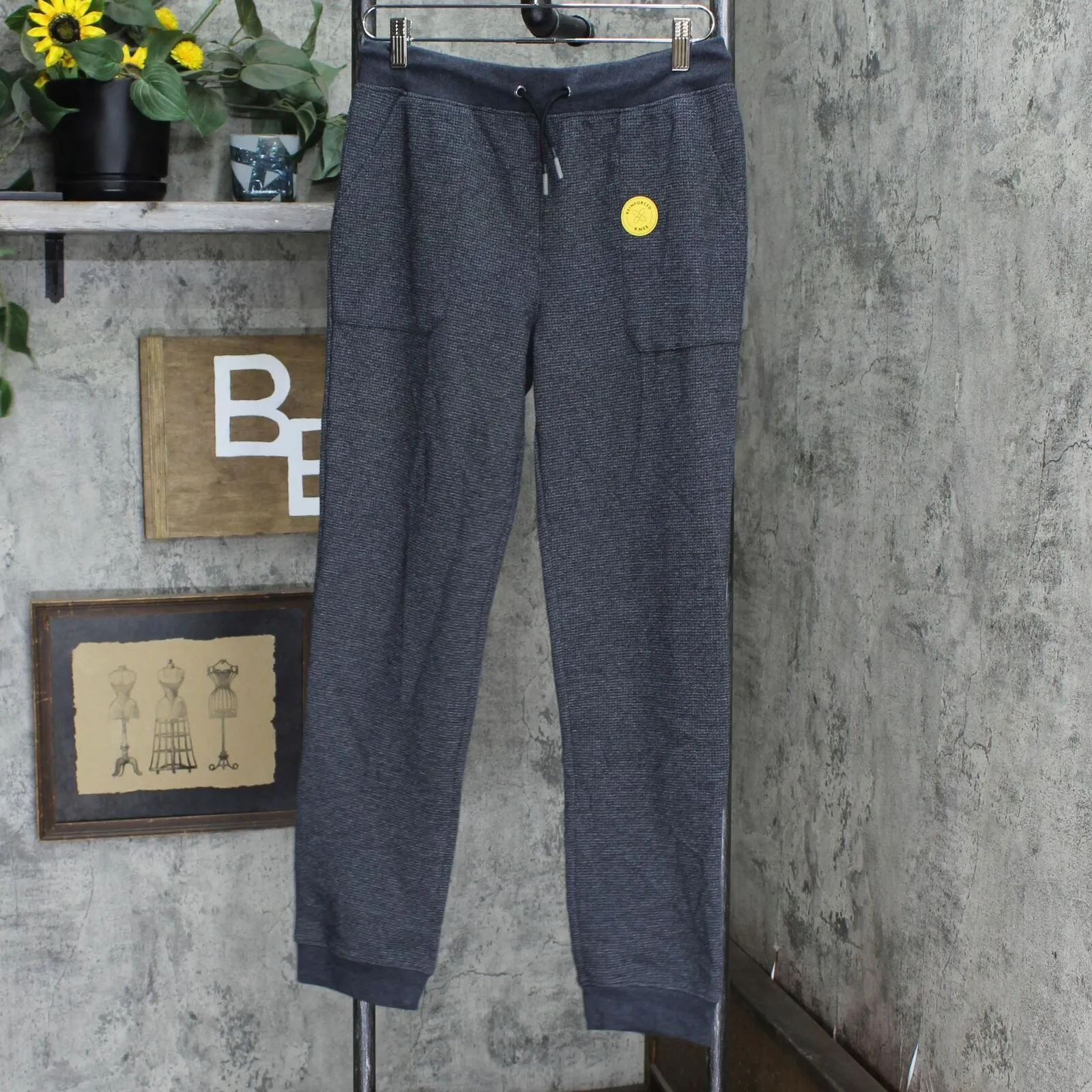 Cat & Jack Boys Thermal Knit Jogger Pants Gray XL