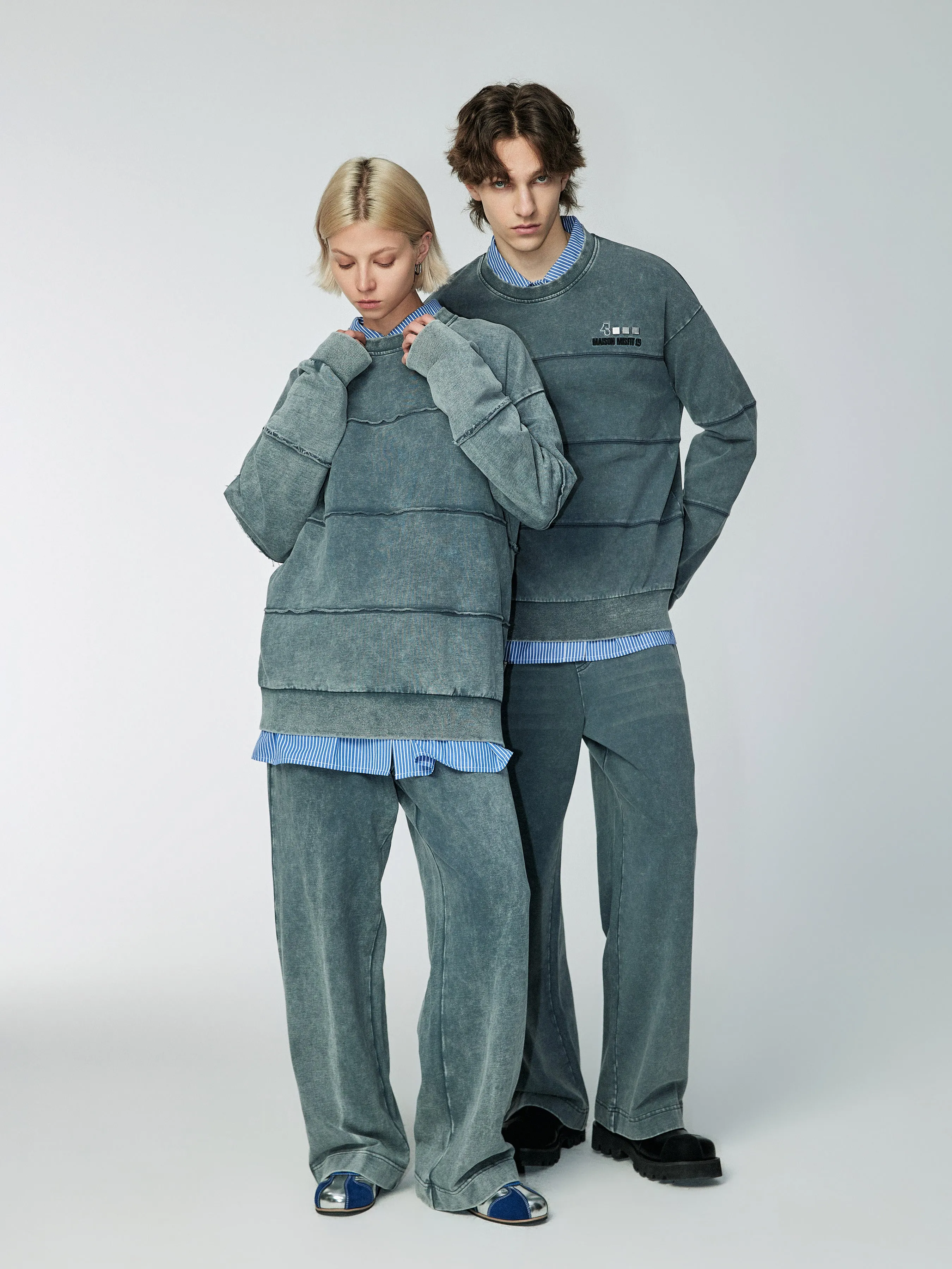 Cat whisker - Casual Pants - Grey