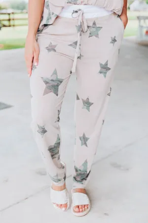 Catching Stars Camo Jogger Pants