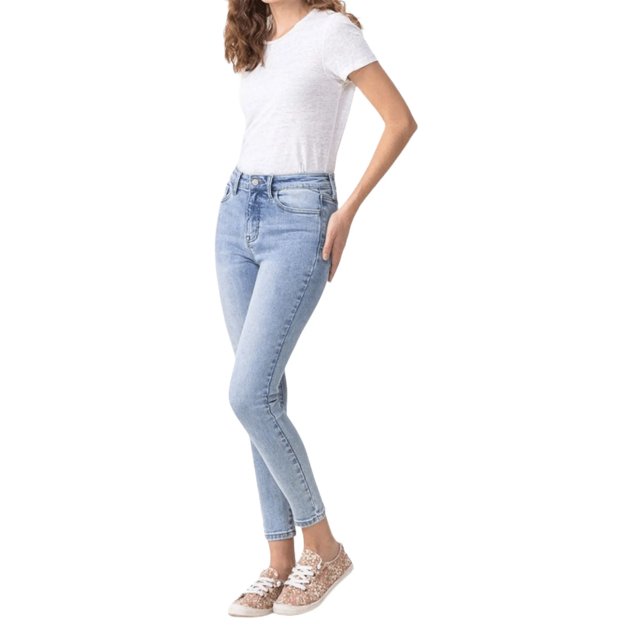 Chic Heights High Rise Crop Skinny Jeans