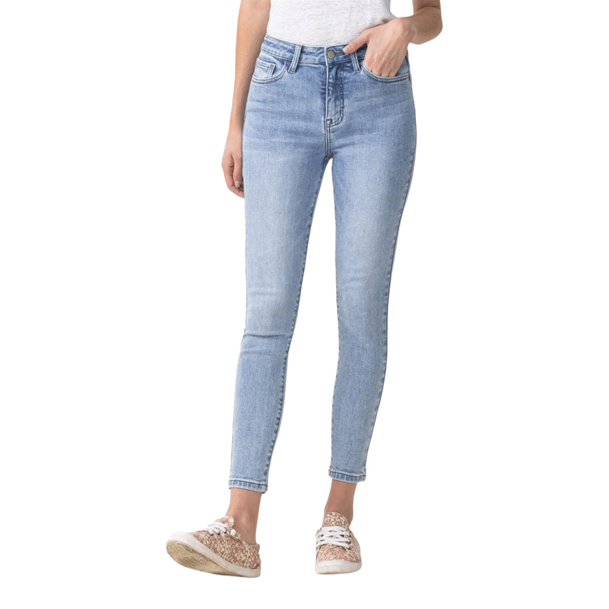 Chic Heights High Rise Crop Skinny Jeans