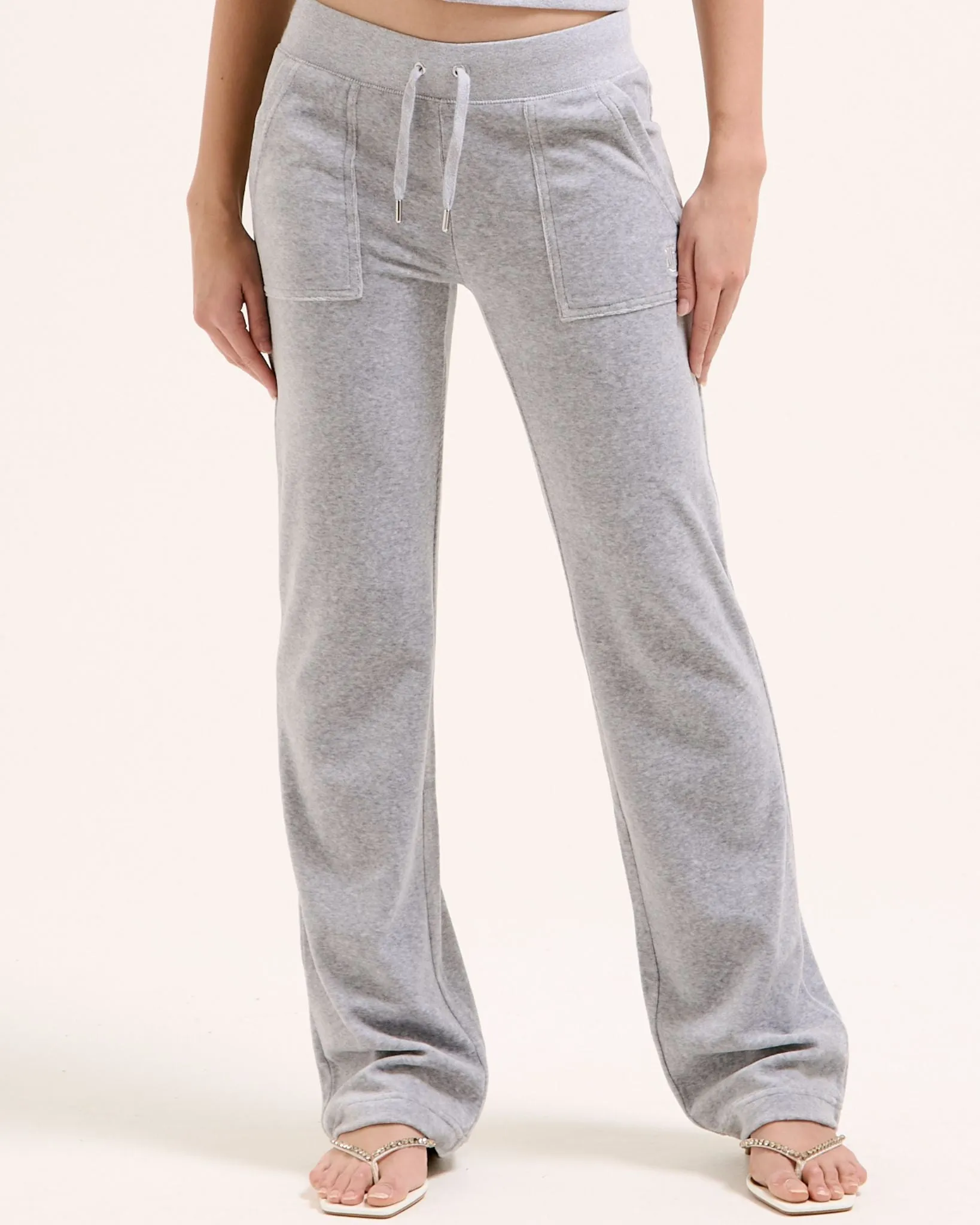 Classic Velour Del Ray Pant Silver Marl