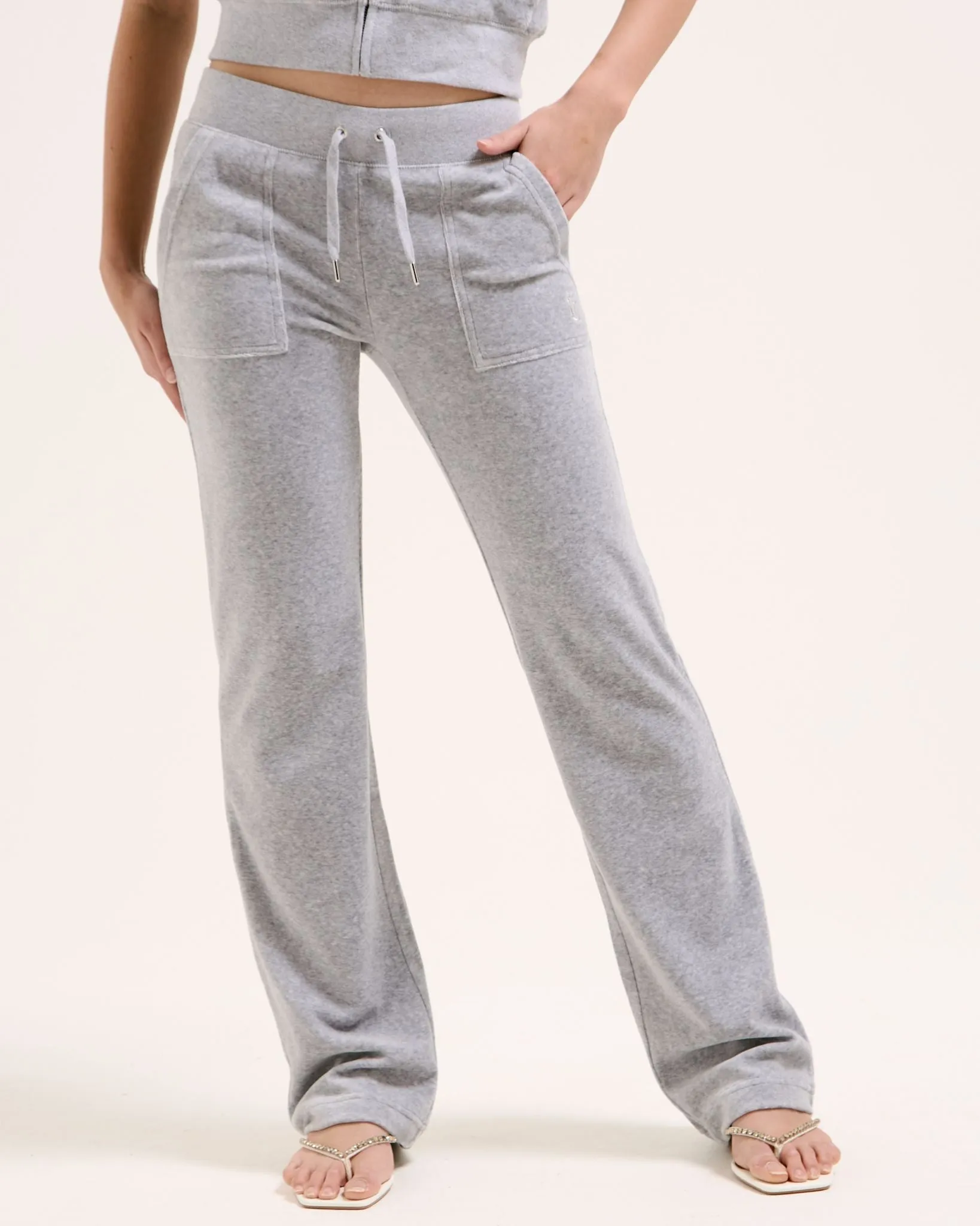 Classic Velour Del Ray Pant Silver Marl