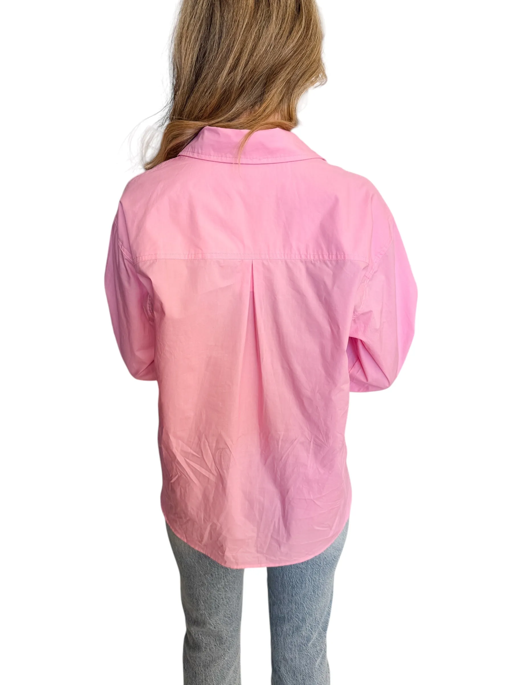 Classically Cute Button Up in Cotton Candy