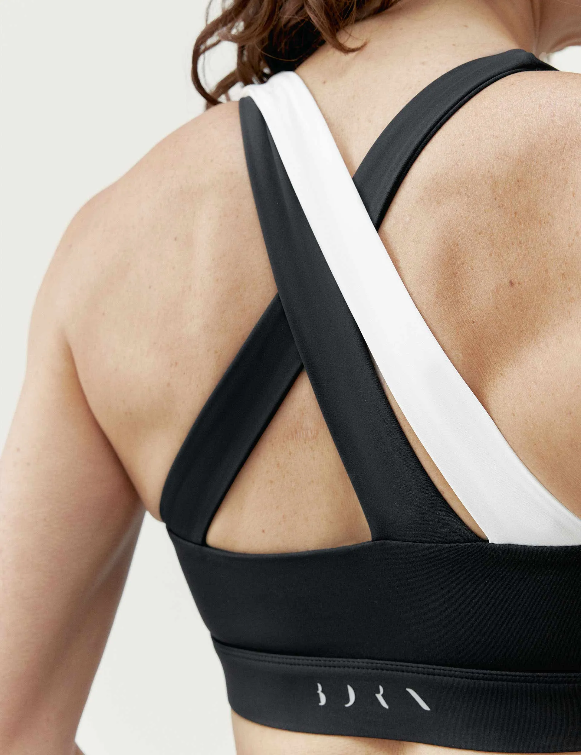 Cleo Bra - Black/White Chalk
