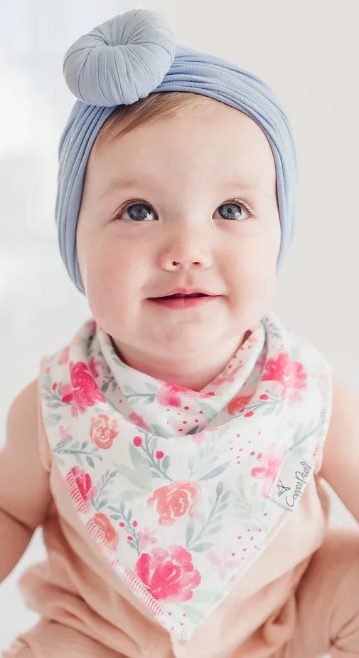 Copper Pearl June Bandana Bib Set