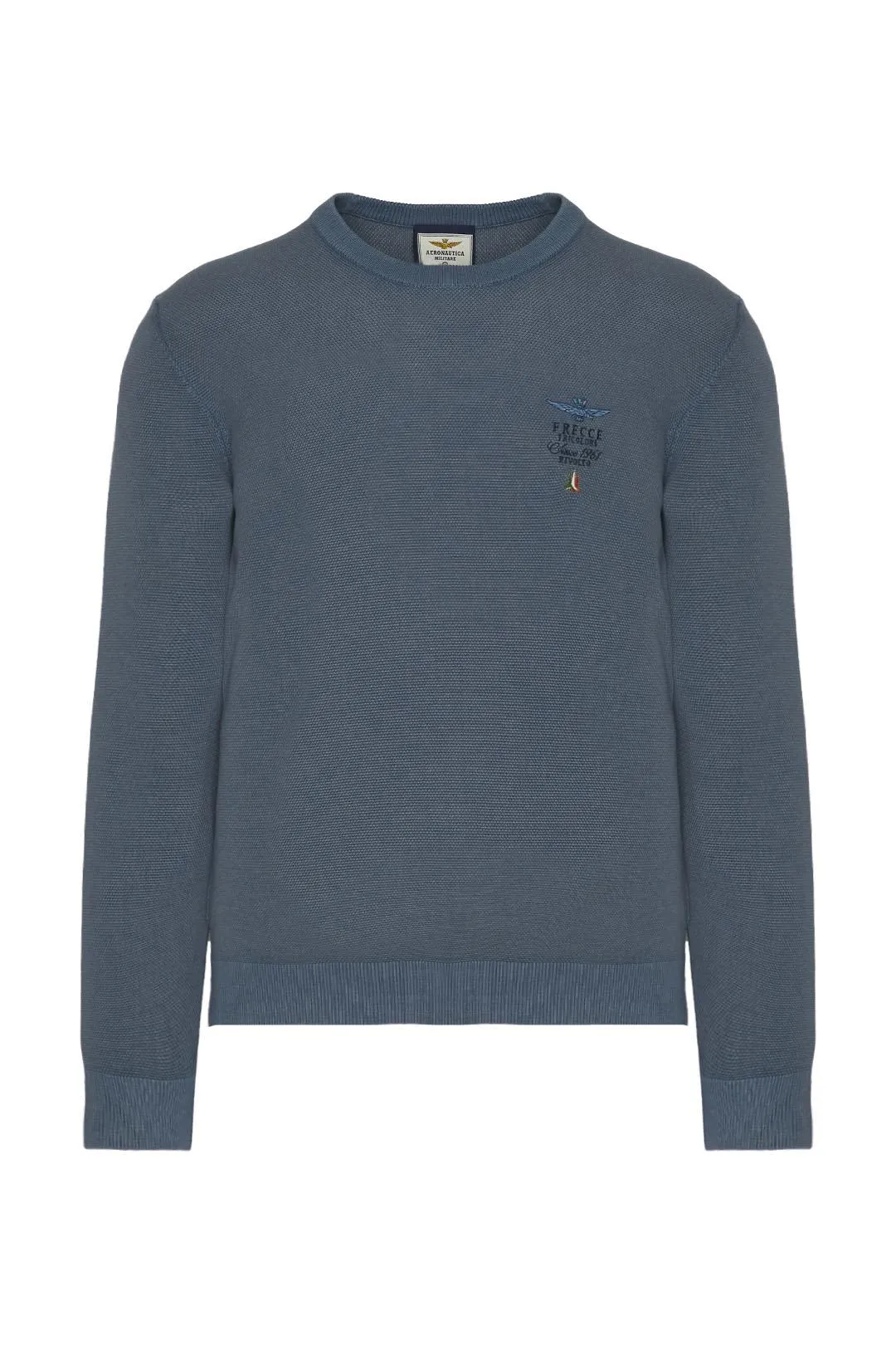 Cotton and Tencel Crewneck Pullover