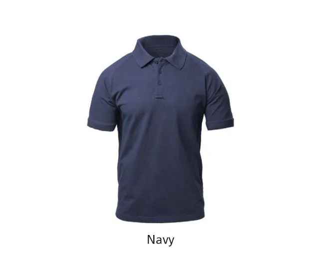 COTTON POLO, NAVY, 2X-LARGE