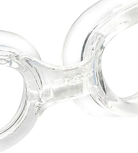 Cressi Right Adult Swim Goggles for Men with Protective Case (Clear, Large)