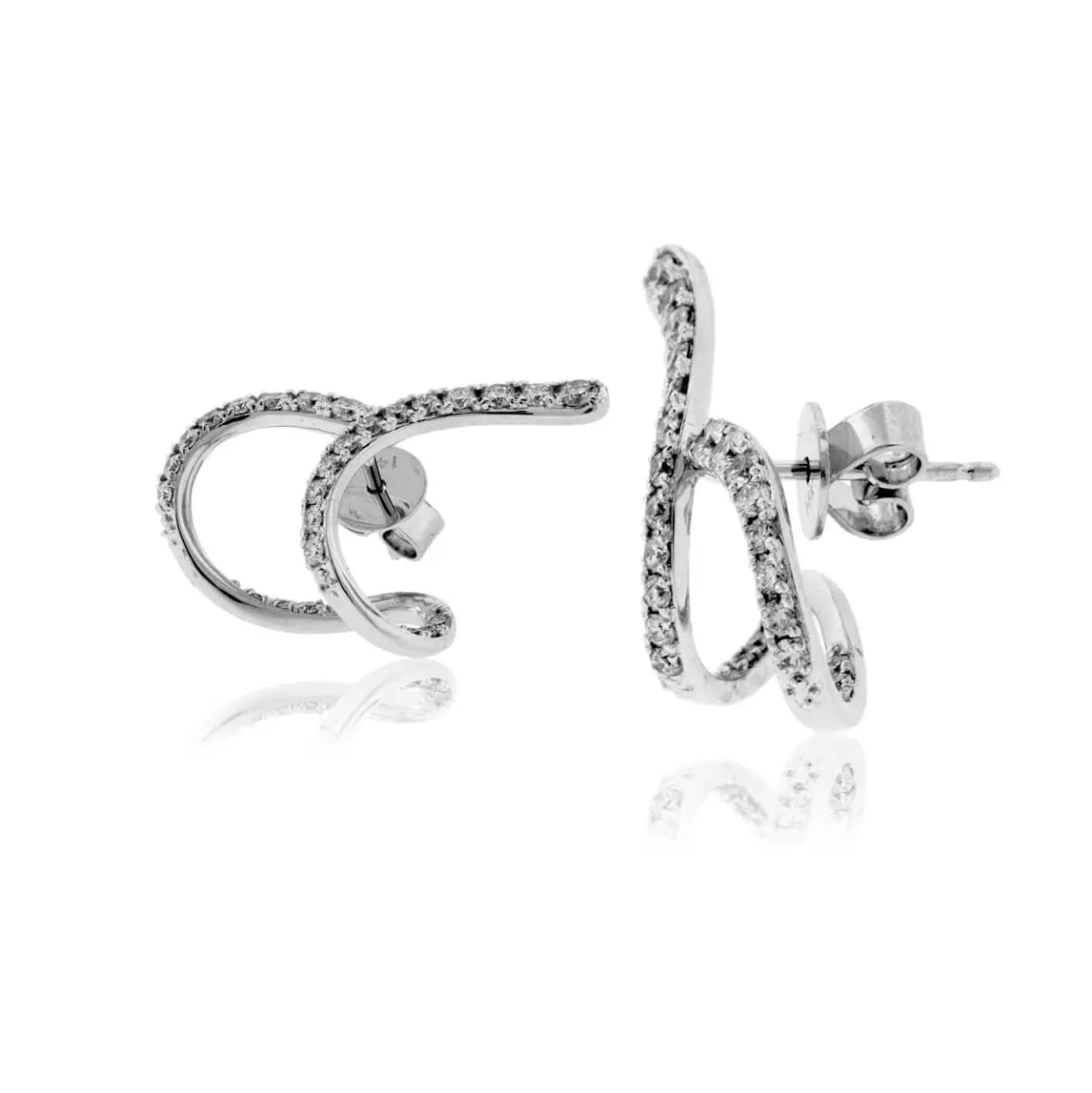 Diamond Ear Cuff Style Earrings