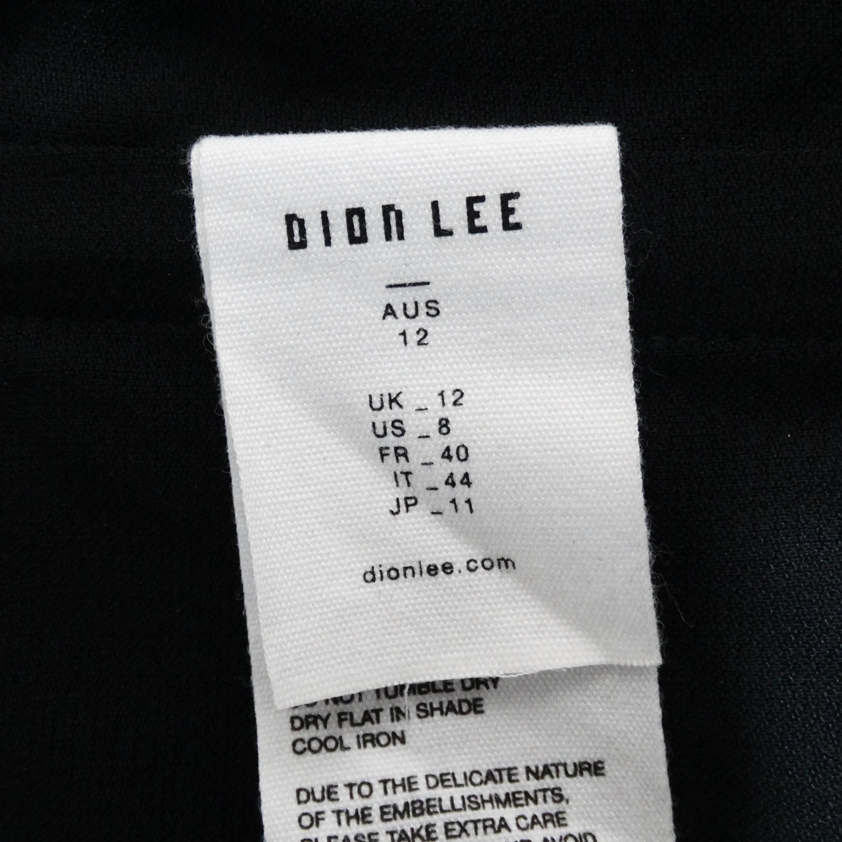 Dion Lee Beaded Plunge Strapless Top