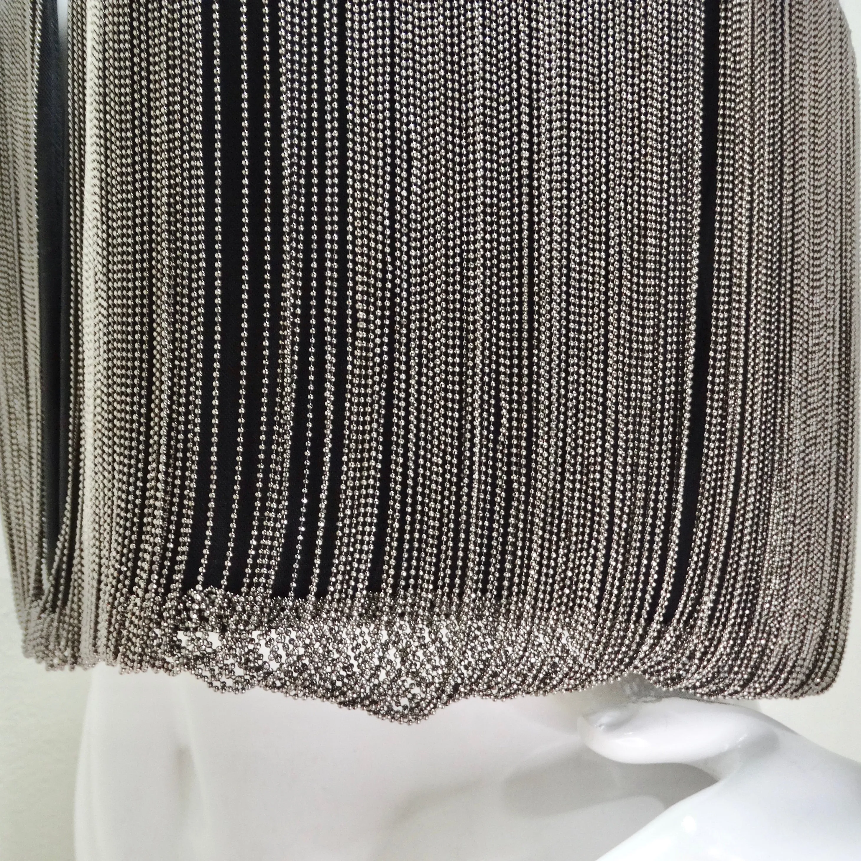 Dion Lee Beaded Plunge Strapless Top