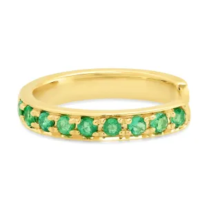 Emerald Ear Cuff
