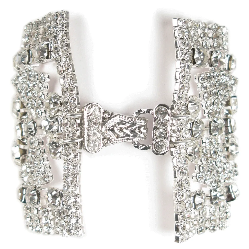 Encrusted Bow Tie Celebration Cuff Bracelet