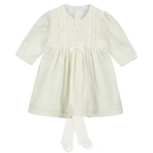 Erin Ivory Winter Party Dress & Tights