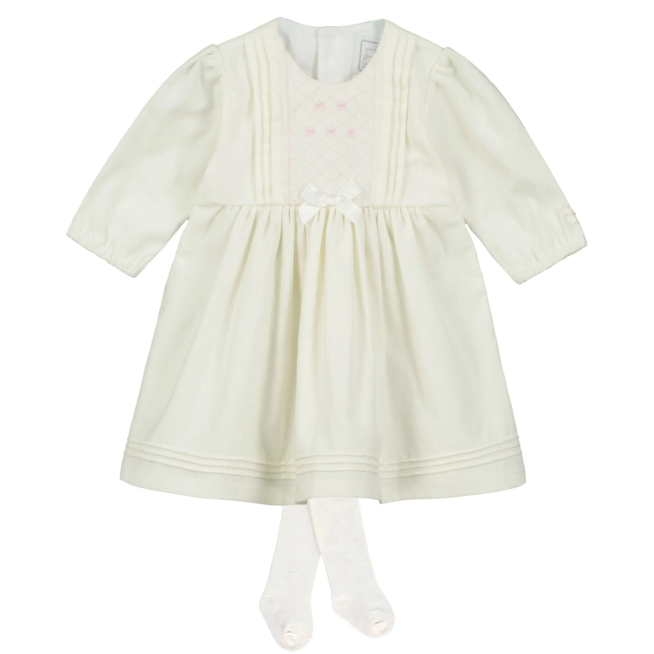 Erin Ivory Winter Party Dress & Tights