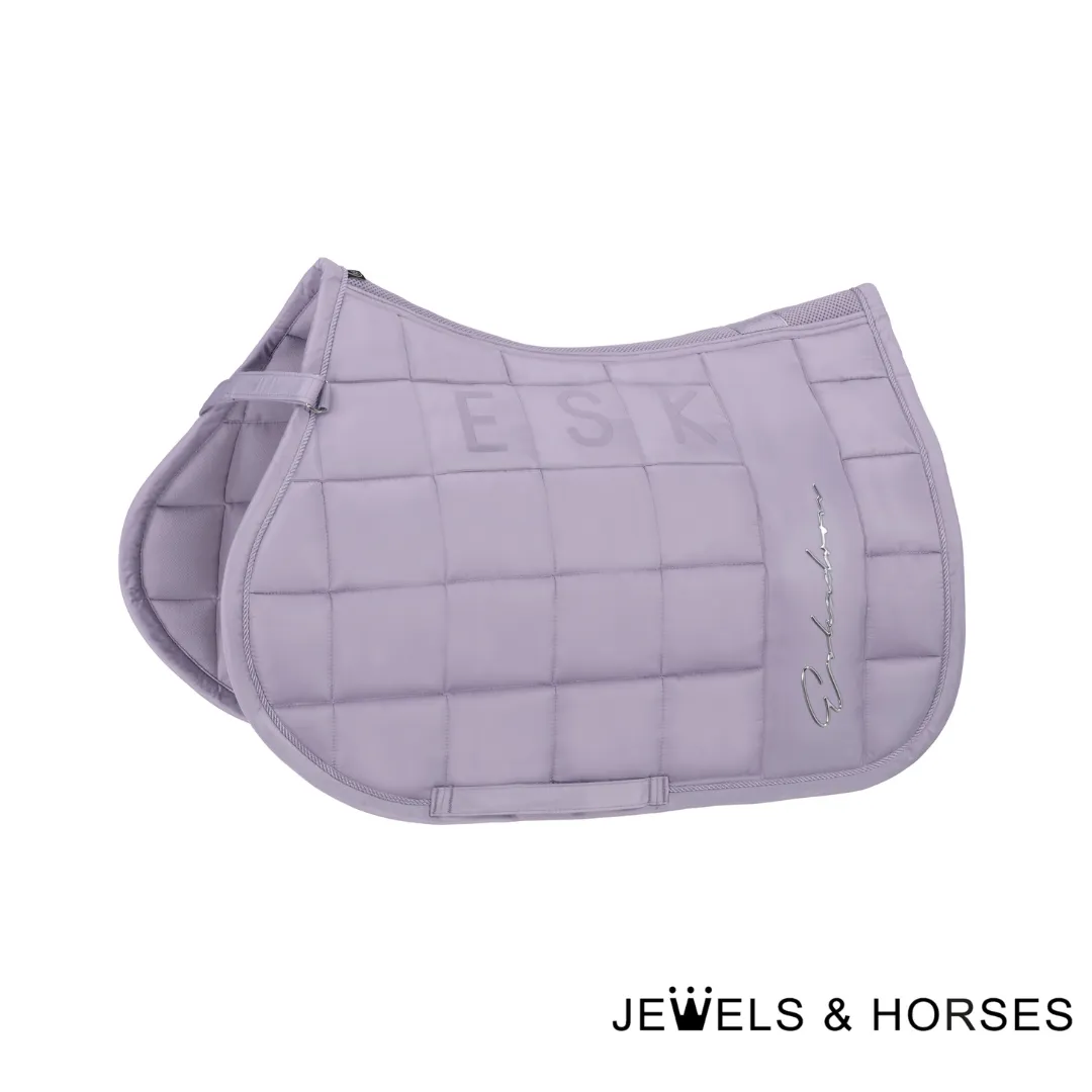Eskadron Classic Sports SS22 Big Square Glossy Saddlepad - Silk Purple