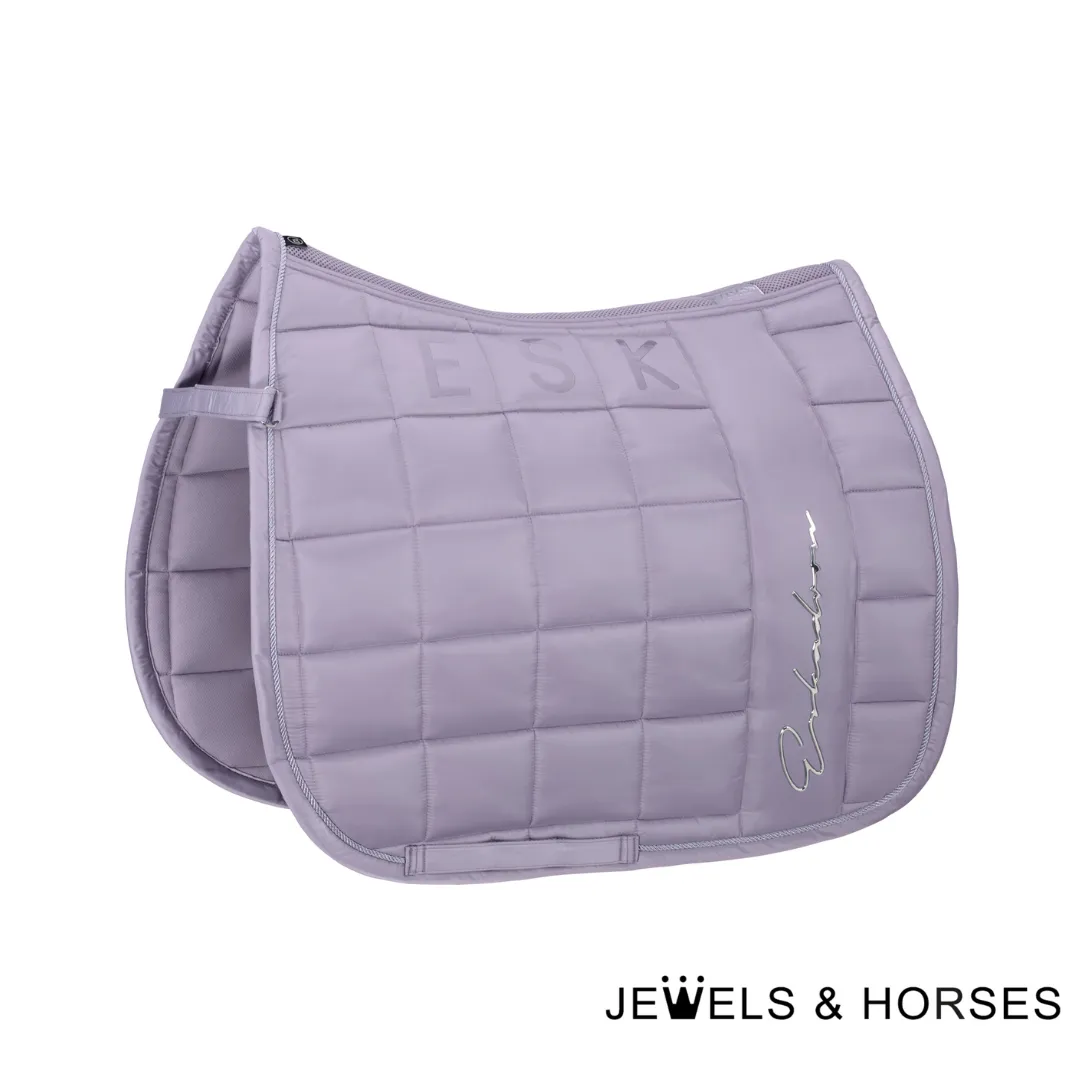 Eskadron Classic Sports SS22 Big Square Glossy Saddlepad - Silk Purple