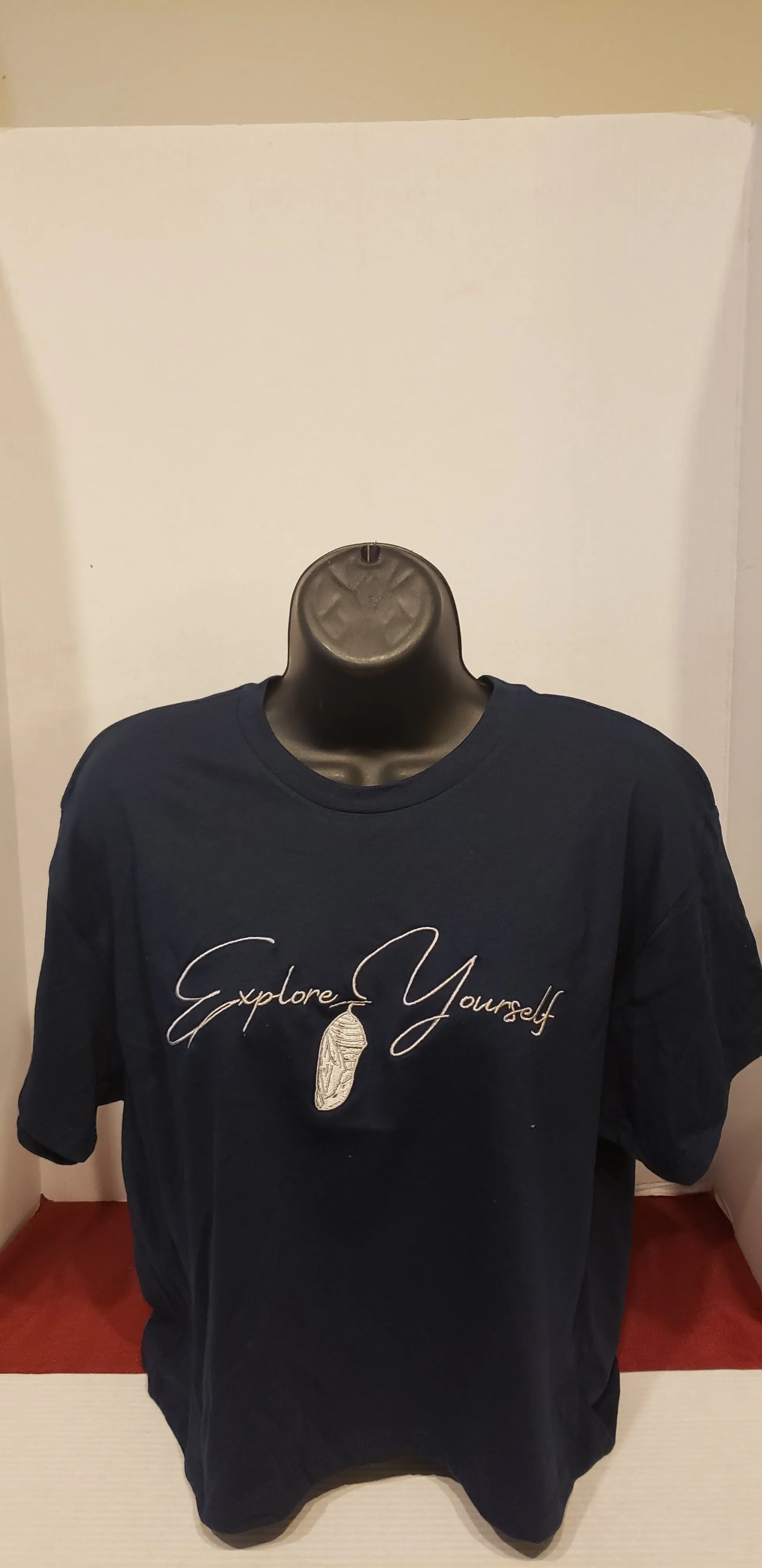 Explore Yourself Blue(Boss Blue)Crop Tee