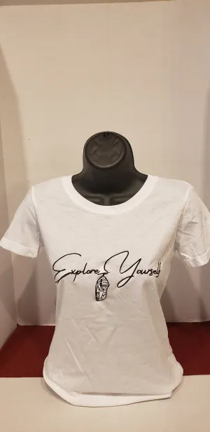 f Explore Yourself White n Black(Classic)Tee