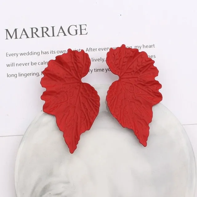 Fashion Trendy Flower Drop Earrings