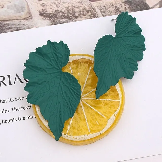 Fashion Trendy Flower Drop Earrings