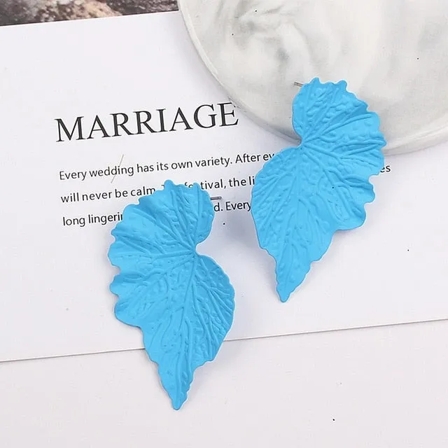 Fashion Trendy Flower Drop Earrings