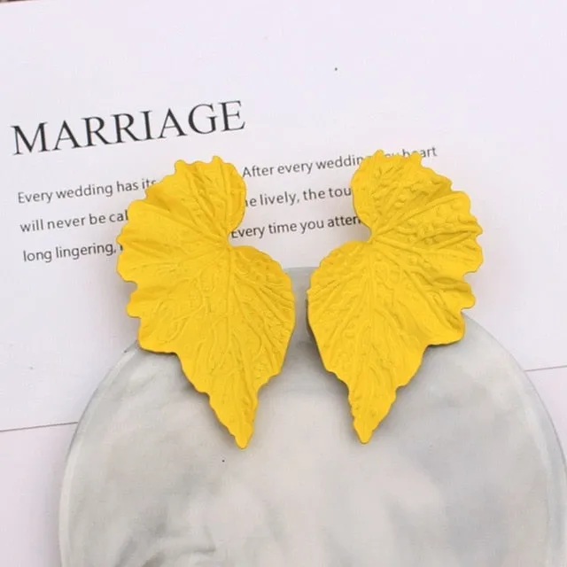 Fashion Trendy Flower Drop Earrings
