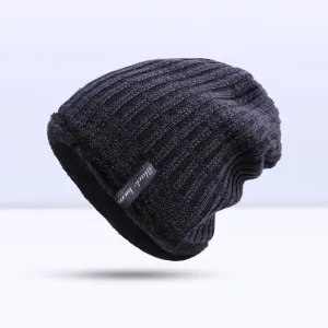 Fashion Warm Winter Knitted Beanie Hat For Men -  Blue, Dark Gray,Khaki, Light Gray, Red