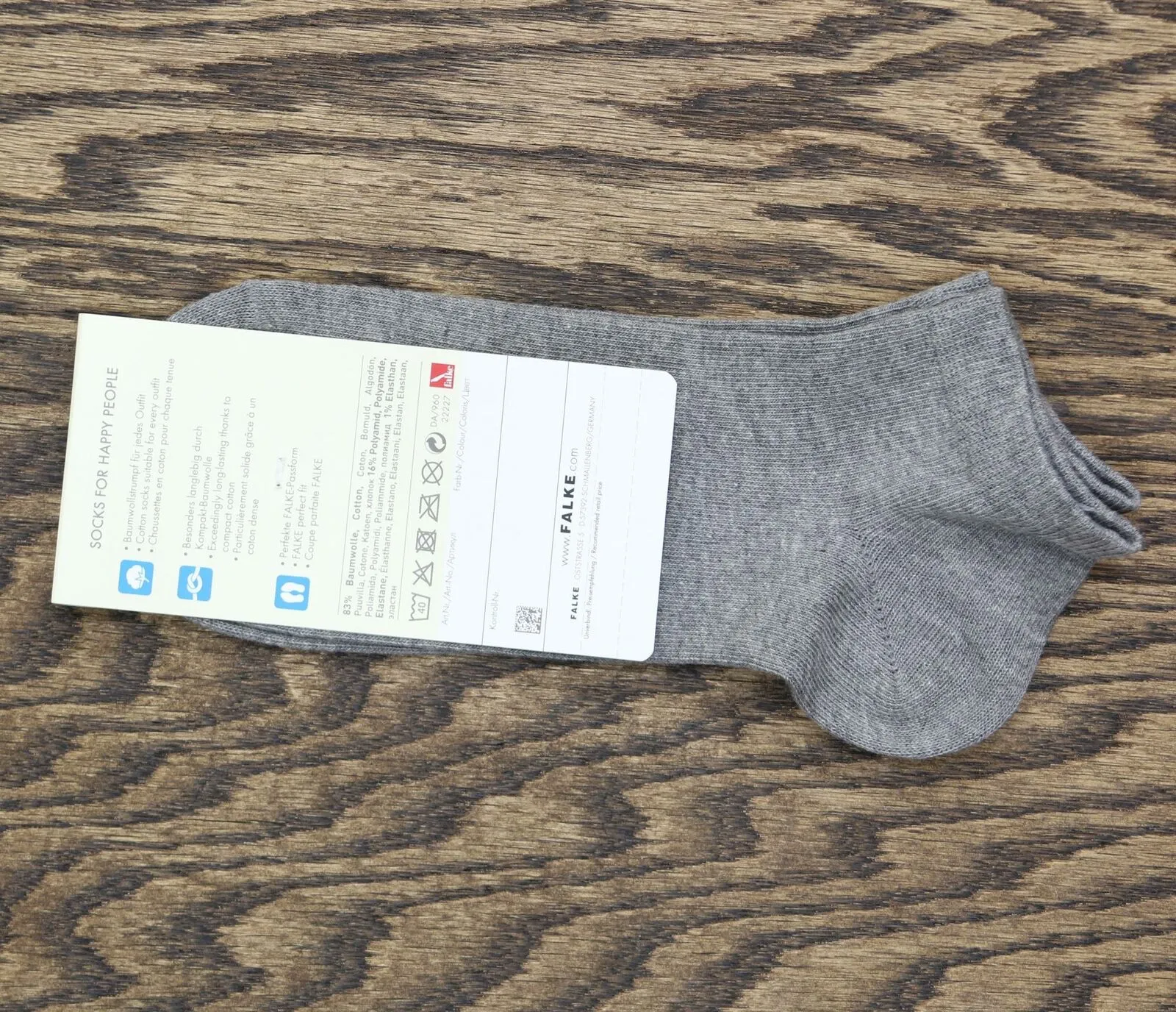Faulke Women's Happy 2-Pairs Ankle Socks
