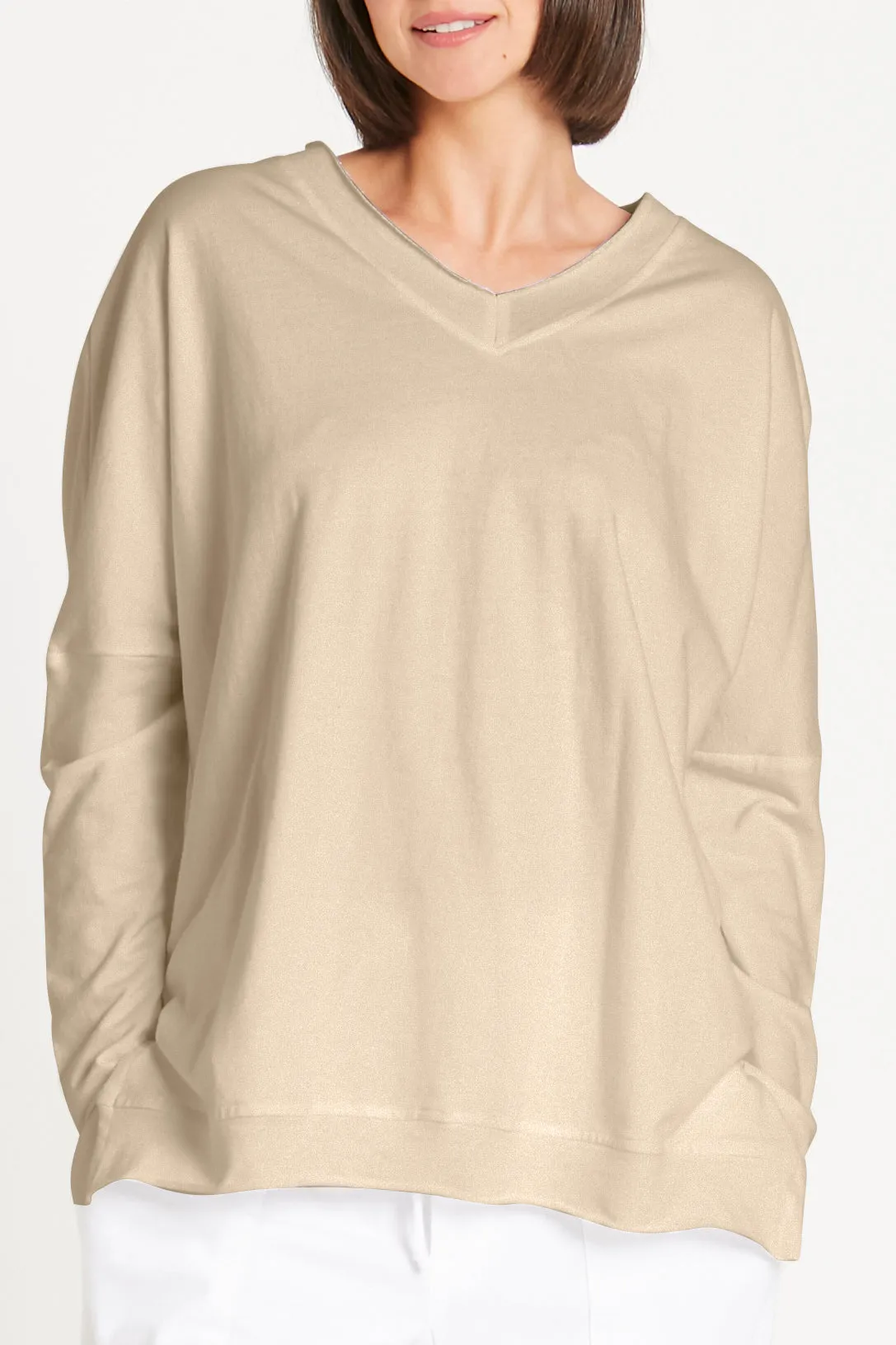 French Terry Bubble Top
