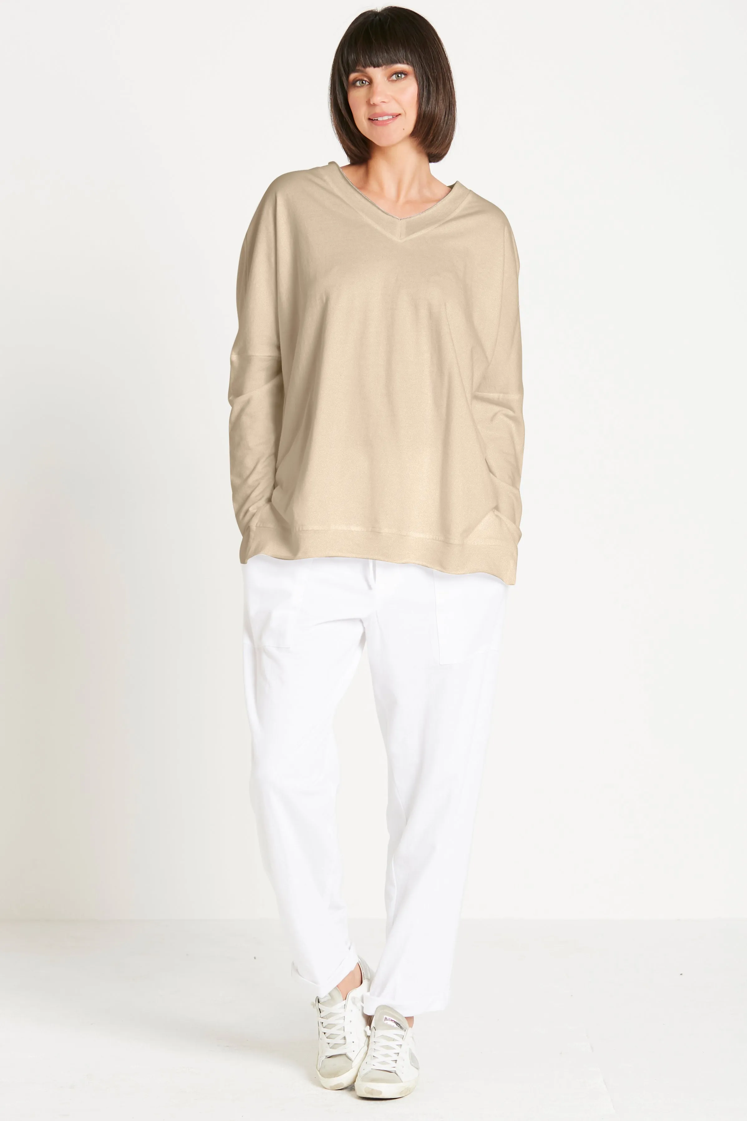 French Terry Bubble Top