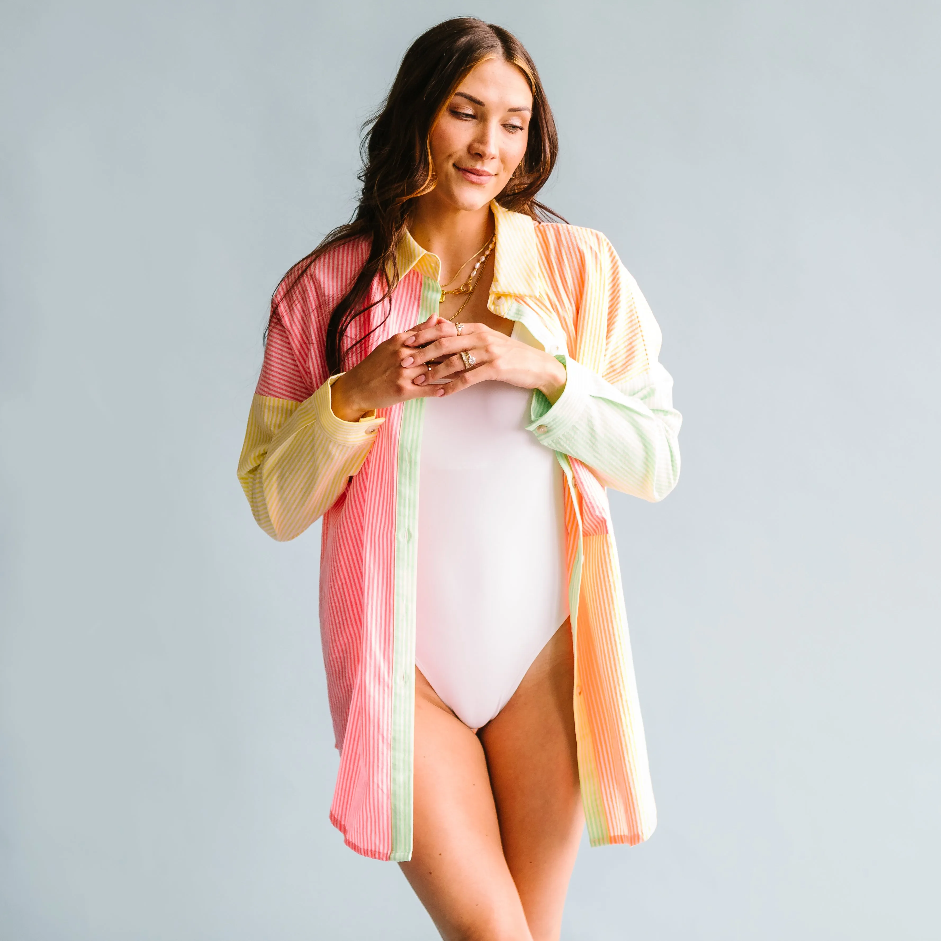 Friday Night Neon Button-up Shirt