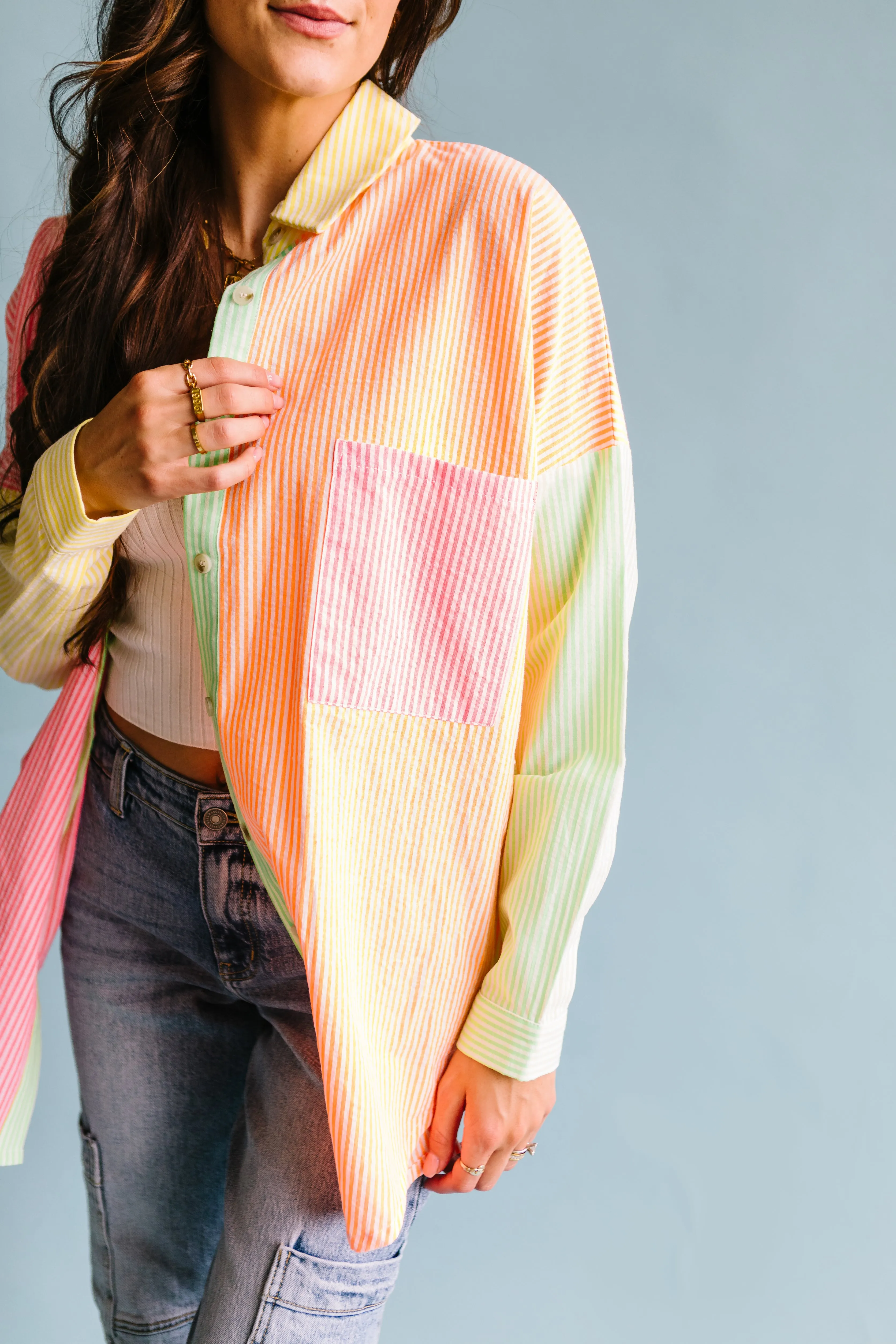 Friday Night Neon Button-up Shirt