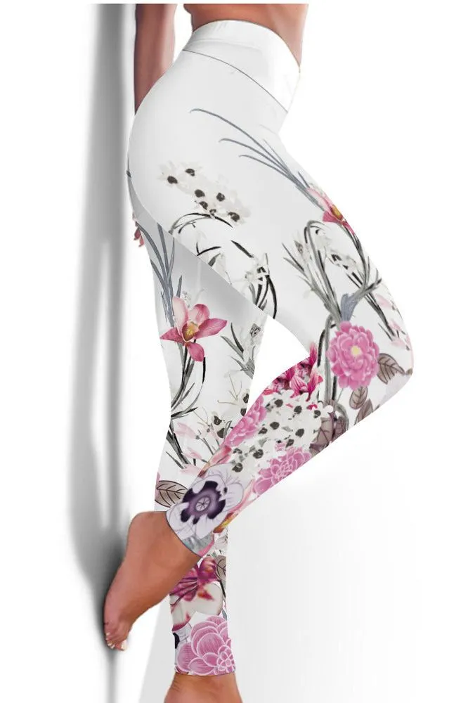 High-elastic street style leggings