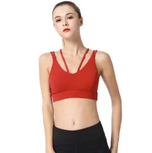 High Support Strappy Bra