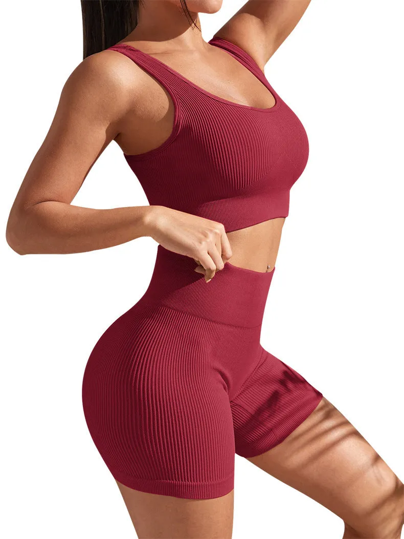 High Waist Hip Lift Yoga Pants Fitness Suit