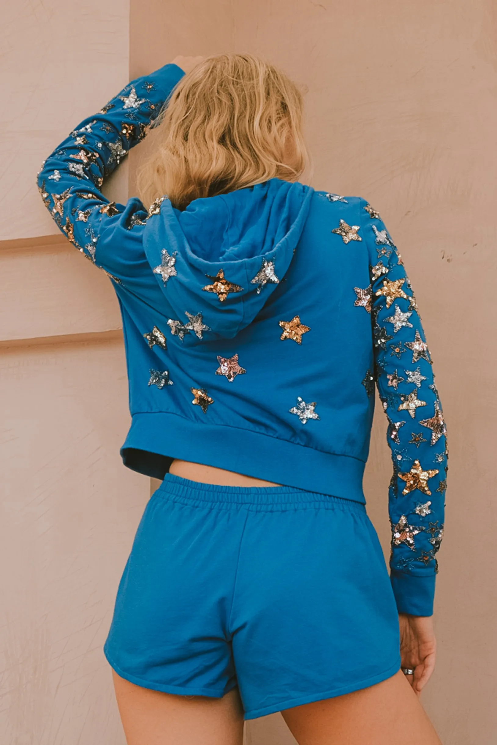 Hot Pants Stars Blue