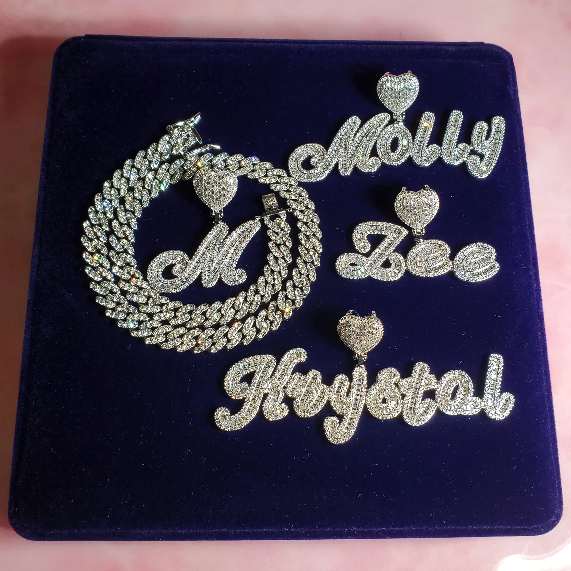 Hot Trendy Customized Stone Name Pendant