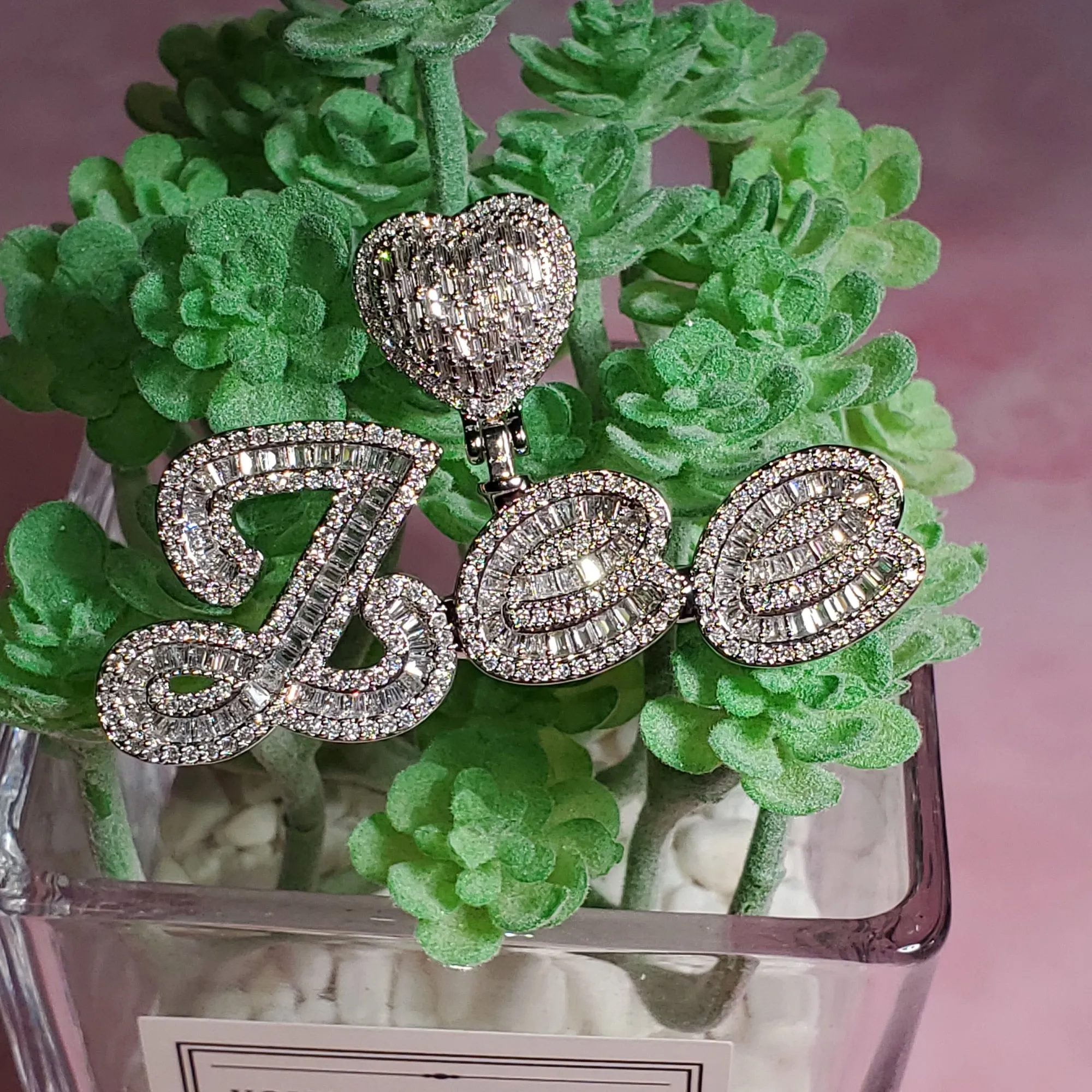 Hot Trendy Customized Stone Name Pendant