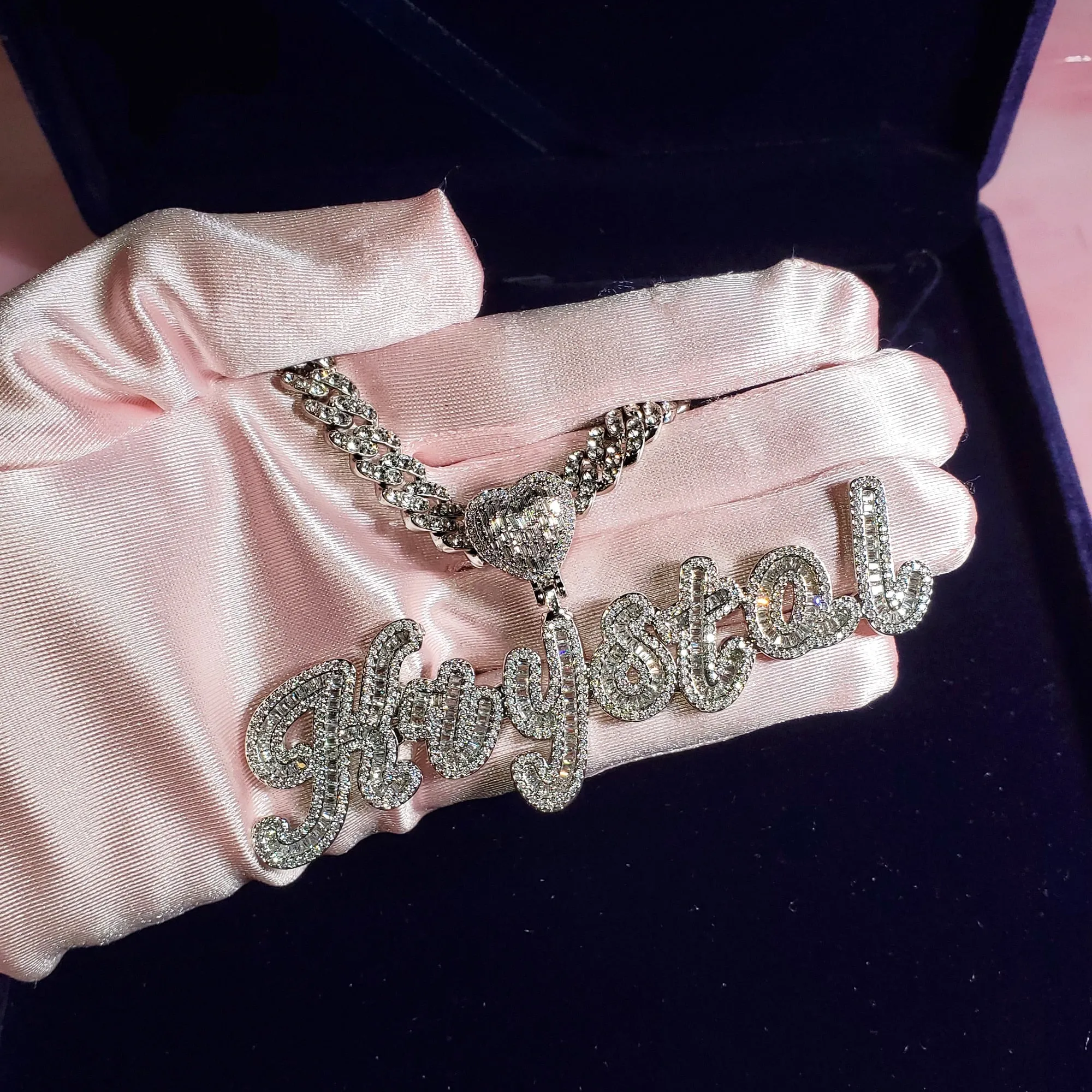 Hot Trendy Customized Stone Name Pendant