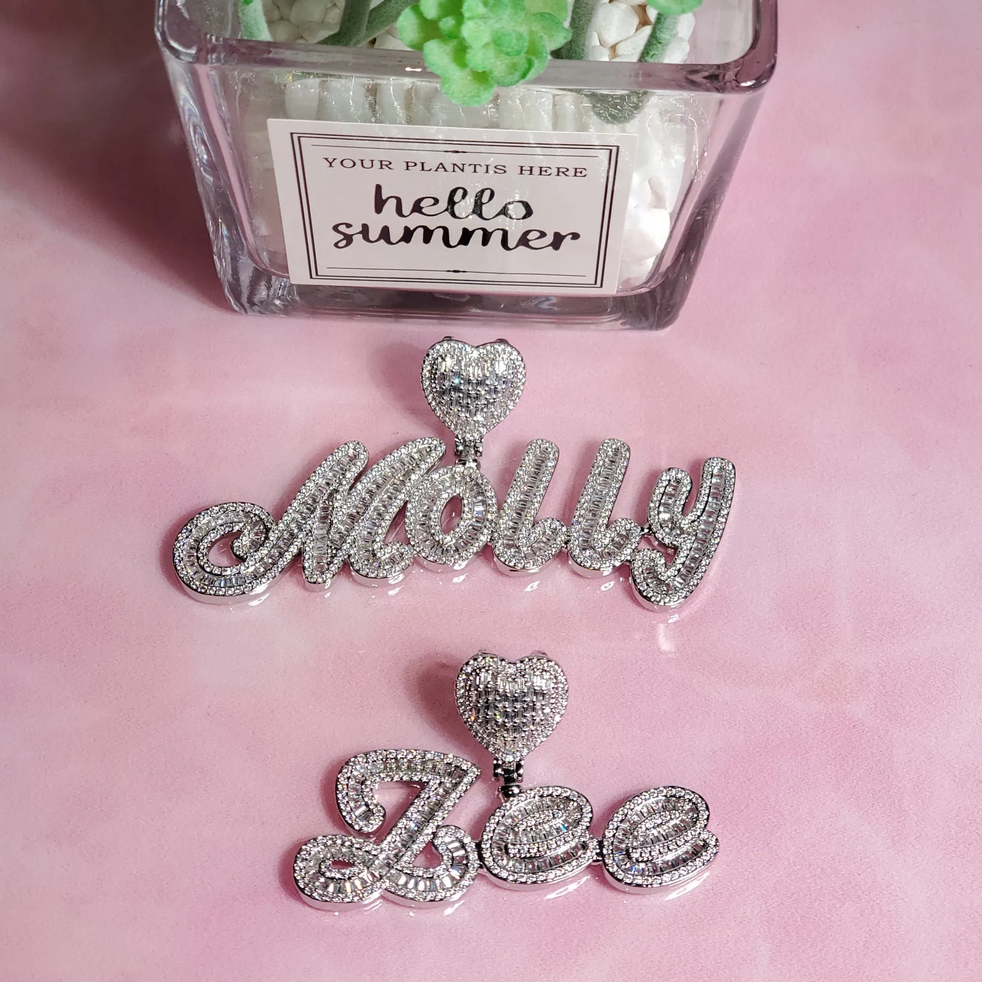 Hot Trendy Customized Stone Name Pendant